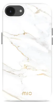 Produktbild von MIO iPhone 16e MagSafe Hülle Hardcase Backcover - White Marble