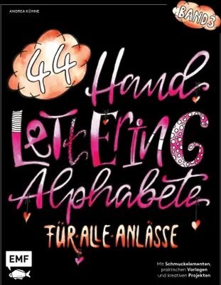 Produktbild von Handlettering 44 Alphabete - Für alle Anlässe - Band 3
