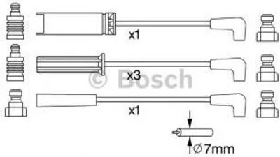 Produktbild von Bosch Zündleitungssatz  0 986 356 972