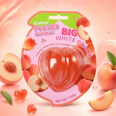 Produktbild von Cokoc Peelable Gummies Big White Peach 150g