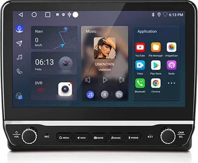 Image de Autoradio Android 10,1 pouces pour Audi A4 B6 B7 8HE 2000-2009 : GPS, Bluetooth, Wi-Fi, SWC, DAB+, CarPlay, Android Auto, FM RDS, 2DIN, USB 2 Go + 64 Go, MirrorLink