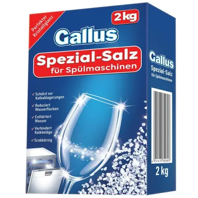 Obrázok produktu pre GALLUS Soľ do umývačky riadu 2kg