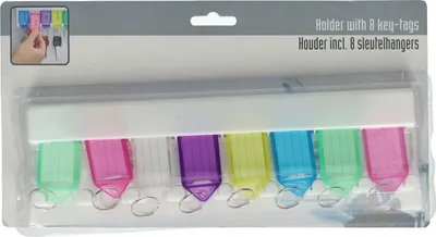 Produktbild von Schlüsselregal mit Schlüsselketten, 8 ..