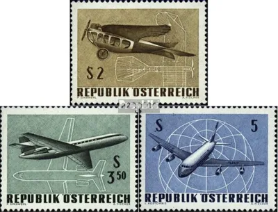 Produktbild von Briefmarken Österreich 1968 Mi 1262-1264 (kompl.Ausg.) postfrisch Flugpost-Ausgabe