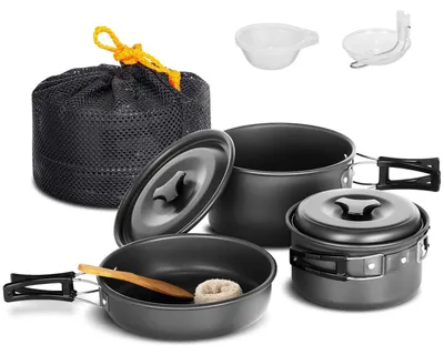 Obrázok produktu pre Omgoods – Súprava kuchynského vybavenia na kempovanie pre outdoorové aktivity
