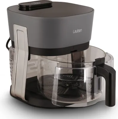 Produktbild von Lauben Glass&SteamAir® Fryer 4500BG, Heißluftfritteuse mit Glasfrittierkorb, 1300 W, 8 Programme, 4,5 Liter, Dampffunktion, 360° Heißluftzirkulation