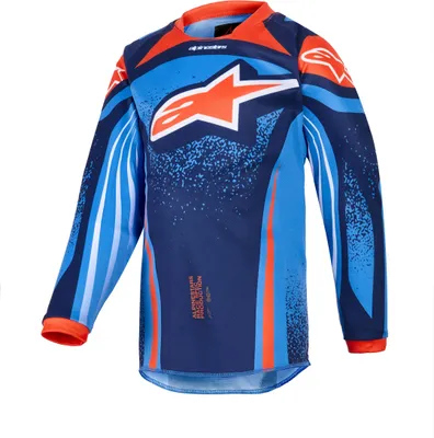 Produktbild von Alpinestars Racer Nomur Langarm-trikot Blau 4 Years Kinder Blau 4 Years