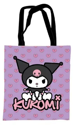 Produktbild von Hello Kitty Kuromi Leinentasche, Einkaufstasche 44 cm