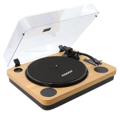 Produktbild von MOOOV 477361 Bluetooth Schallplattenspieler mit integrierten Lautsprechern, USB-