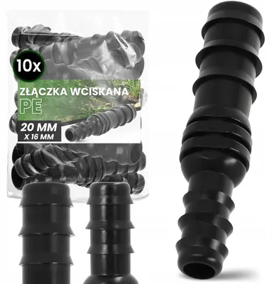 Produktbild von TRCR PE-Steckverbinder 20x16mm für Bewässerungssysteme (10 Stk.)