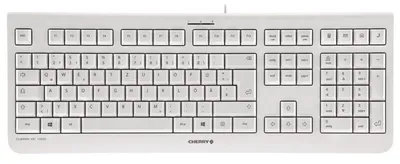 Obrázek produktu pro CHERRY KC 1000, Plná velikost (100 %), Kabel, USB, Šedá