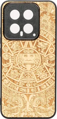 Produktbild von Bewood Holzetui für Xiaomi 14 AZTEC CALENDAR ANIEGRE