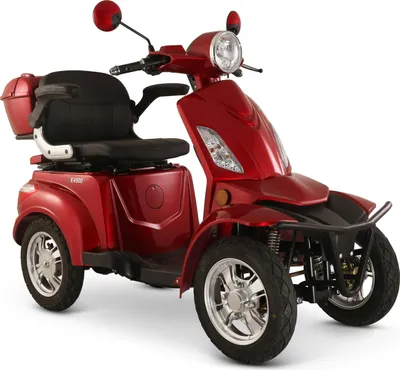 Produktbild von Elektroroller LuXXon E4900 - Elektromobil für Senioren mit 1000 Watt, max. 20 km/h, Reichweite bis zu 41 km, weinrot