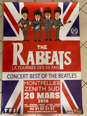 Imagen del producto de The Rabeats - Lo mejor de THE BEATLES - Póster - 80x120 cm