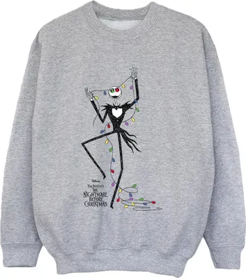 Immagine prodotto di The Nightmare Before Christmas - Felpa per ragazzi BI55002 (152-158) (grigio sport)