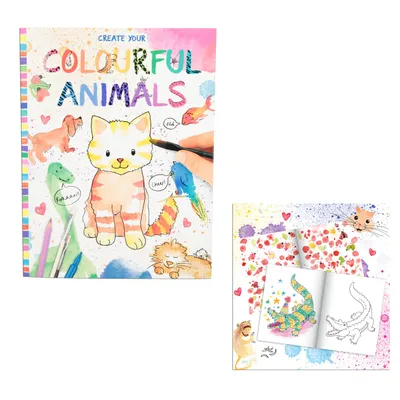 Produktbild von Create your Colourful Animals Malbuch