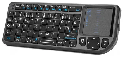 Obrázek produktu pro Bezdrátová klávesnice s touchpadem pro chytré televize, počítače, tablety, Xbox 360 a PS3