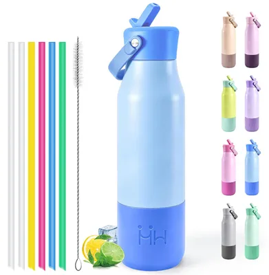 Zdjęcie produktu dla Butelka Motswedi ze stali nierdzewnej, 900 ml, termos, utrzymuje temperaturę (zimną i ciepłą), szczelna