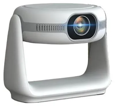Image de Mini-projecteur, résolution 720p, 230 lumens ANSI, Bluetooth 5.0, design compact, objectif à mise au point automatique
