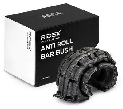 Produktbild von RIDEX 1334A0092 Lagerung Stabilisator Stabigummi Hinten Links Hinten Rechts für VW GOLF VI (5K1) Golf V Schrägheck (1K1) TOURAN (1T1, 1T2) TIGUAN (5N)