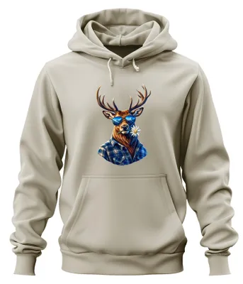 Obrázok produktu pre Slnečné okuliare "Hirsch Alpen Edelweiß", turistické nohavice z kože, bunda do prírody, mikina s kapucňou, príroda, veľkosť XL