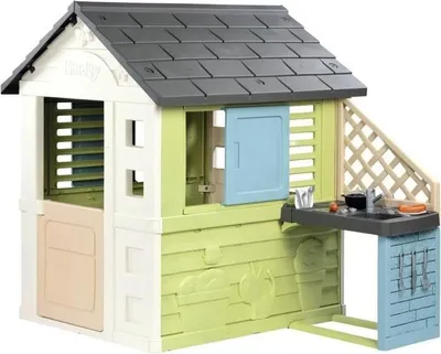 Image de Maison Enfant Smoby Pretty + Cuisine d'été, Plaque Grill et évier, 17 Accessoires, Matière Recyclée, Dès 2 Ans