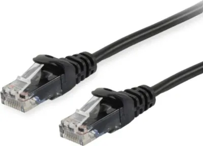 Produktbild von Equip Cat.6 U/UTP Patchkabel, 7.5m, Schwarz