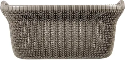 Zdjęcie produktu dla Curver kosz na bieliznę Knit 40 L metaliczny brąz