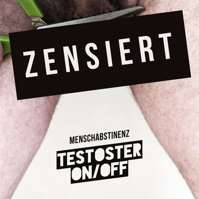 Produktbild von Menschabstinenz: Menschabstinenz: Testoster On/Off (Limited Numbered Edition) (White/Red Marbled Vinyl) -   - (LP / T)