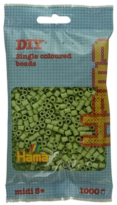 Immagine prodotto di Hama Bügelperlen 207-110  Hama Bügelperlen midi, matcha, im Beutel