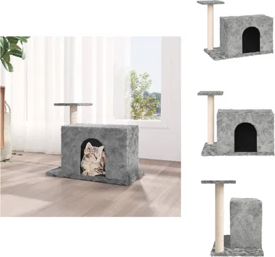 Produktbild von vidaXL Kratzbaum mit Sisal-Kratzsäule Hellgrau 51 cm -  Kratzbäume