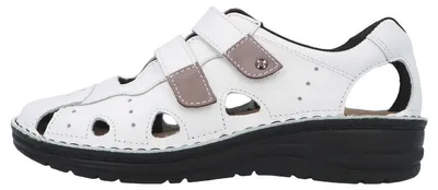 Produktbild von Berkemann Larena Sandalen Leichter Einstieg dank praktischer Klettverschlüsse, Ideal für orthopädische Einlagen geeignet, Atmungsaktives offenes Design für hohen Komfort