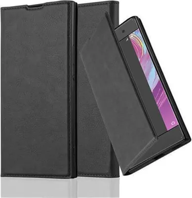 Obrázek produktu pro Cadorabo Case for Sony Xperia XA1 ULTRA Protective Case in Black Pouzdro na mobilní telefon s magnetickým zavíráním