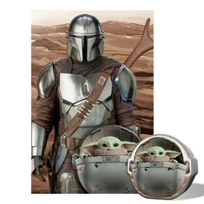 Produktbild von Star Wars Der Mandalorianer und Grogu 3D Lenticular Box Puzzle