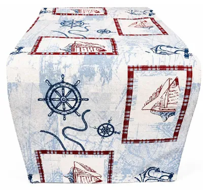 Produktbild von Home Elements Tischläufer Segelboot 33 × 130 cm