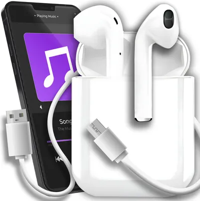 Zdjęcie produktu dla Słuchawki douszne TWS Bluetooth 5.0 Bezprzewodowe słuchawki douszne True Wireless z mikrofonem Przenośne etui ładujące Stereofoniczny zestaw słuchawkowy Android iPhone Samsung Retoo