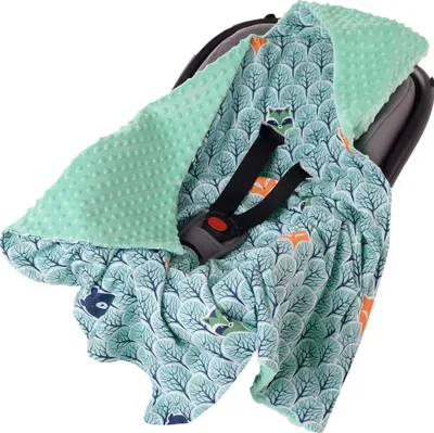 Produktbild von Medi Partners Einschlagdecke für Babyschale Ganzjahres-Babydecke universal 85 x