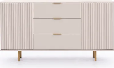 Produktbild von Marmex Möbel Kommode NUBIA 02 cashmere Moderne Kommode mit Schubladen und Schranktüren