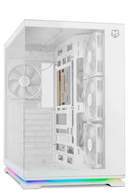 Produktbild von NOX Hummer GALAXY, Midi Tower, PC, Weiß, ATX, ITX, micro ATX, Gehärtetes Glas, SPCC, Multi