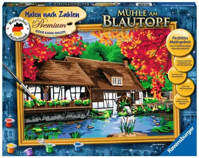 Zdjęcie produktu dla Ravensburger 00.028.905, Dołączone farby, Chłopak, dziewczyna, Zestaw do kolorowania według numerów