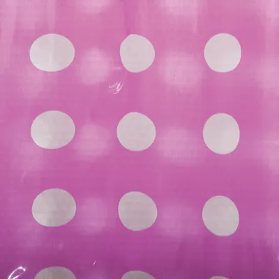 Produktbild von Duschvorhang Pvc Violett 180 X 200 Cm  Punkte