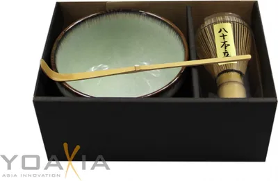 Produktbild von Matcha Set 3-teilig Schale [ Chawan ]  Bambusbesen [ Chasen ] Bambuslöffel  #3