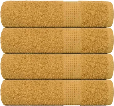 Produktbild von Handtücher FROGN 4 Stk. Gold 50x100 cm 360 g/m²