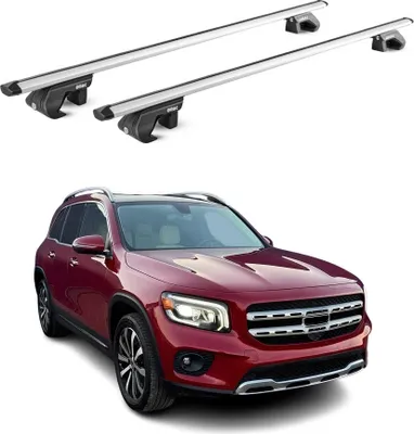 Image de Barres de toit transversales pour Mercedes GLB X247 2020-2025 5P Alu Gris 2x ABE