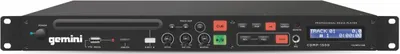 Produktbild von Gemini CDMP-1500 CD/USB-Player mit MP3, XLR-Ausgängen und Tonhöhenänderung, 483x89x254mm