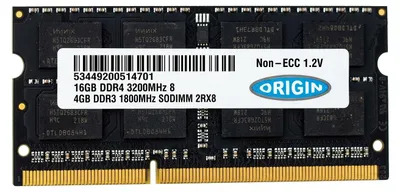 Image de Origin Storage OM16G43200SO2RX8NE12 Speichermodul 16 GB 1 x 16 GB DDR4 260-pin SO-DIMM