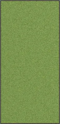 Produktbild von vidaXL Fußmatte Grün und Schwarz 120 x 250 cm Polyamid und PVC