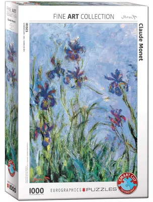 Zdjęcie produktu dla Puzzle 1000 elementów Irises by Monet (Detail)