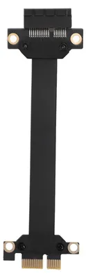 Imagen del producto de Cable adaptador PCI Express X1 para transferencia de datos rápida. Cable de extensión PCI Express 3.0 X1 a X1, ideal para tarjetas de sonido, redes y datos. Longitud: 10 cm / 3.9 pulgadas