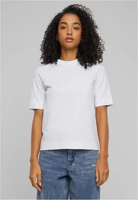 Productafbeelding van Urban Classics TB6123A | Dames Klassiek T-shirt, 2-pack. Dames T-shirts - Kleur: Wit/Wit - Maat: XL